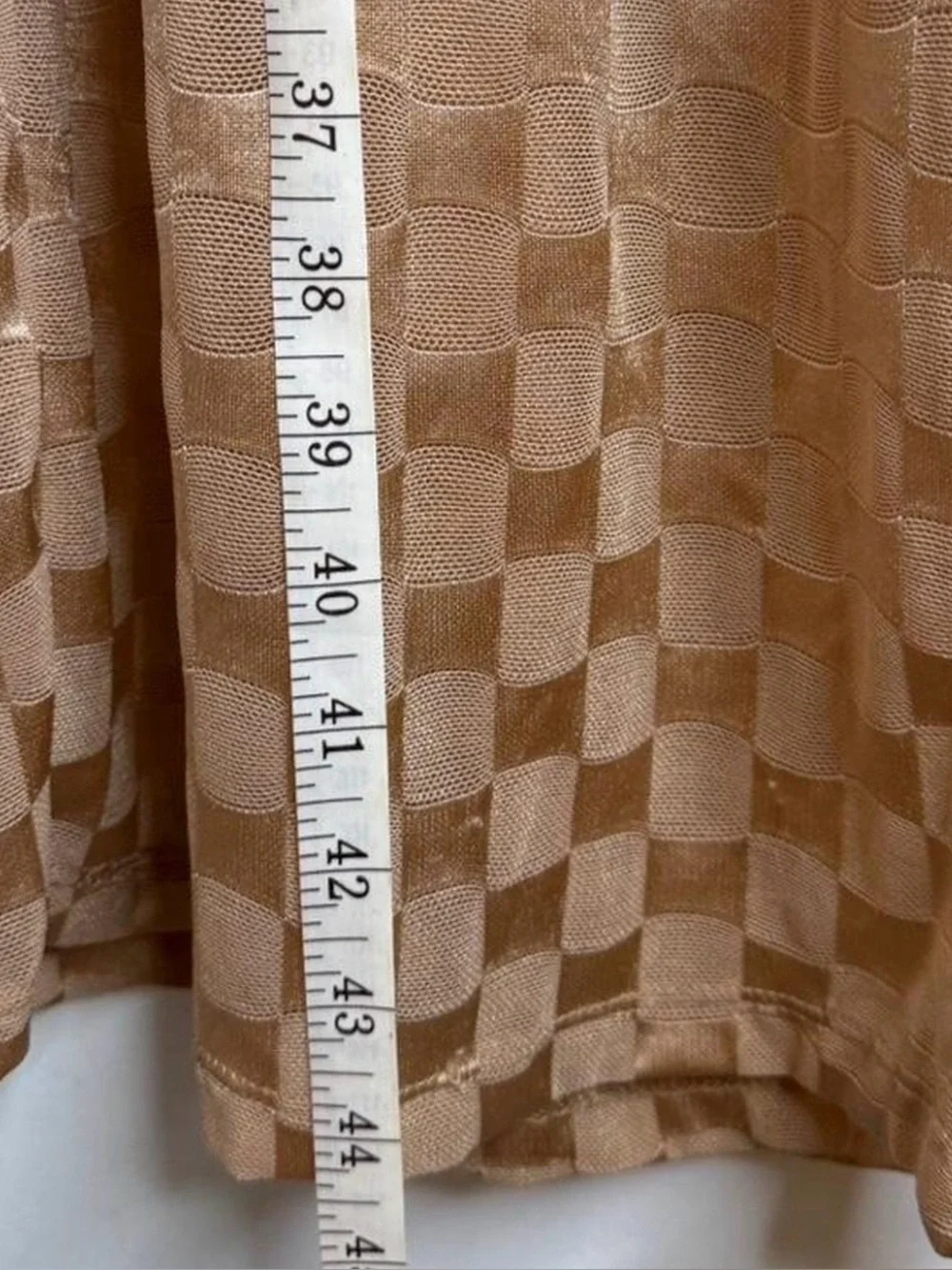 NWT SET of SHEIN Checkerboard Sheer Wide-Leg Pants and Sexy Top. Size Medium. - Picture 8 of 8